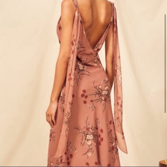 Reformation Venezia Modena Floral Midi Dress - Picture 4 of 8